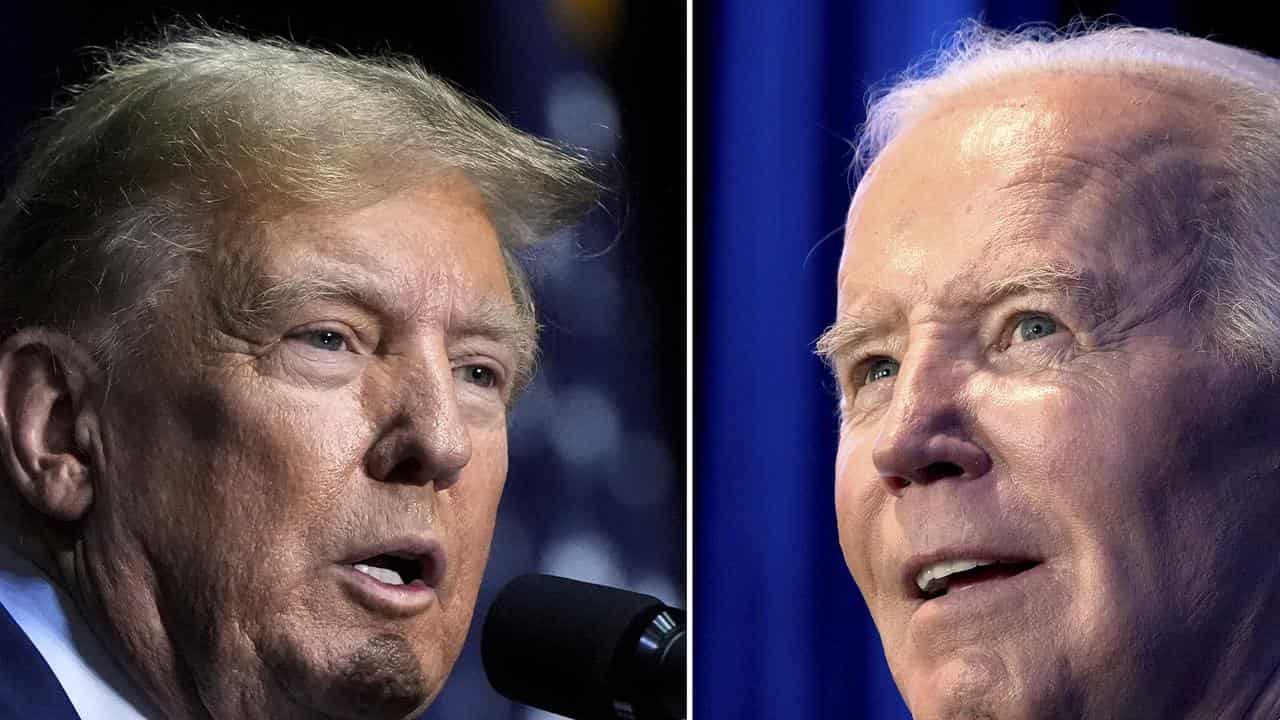 Donald Trump and Joe Biden