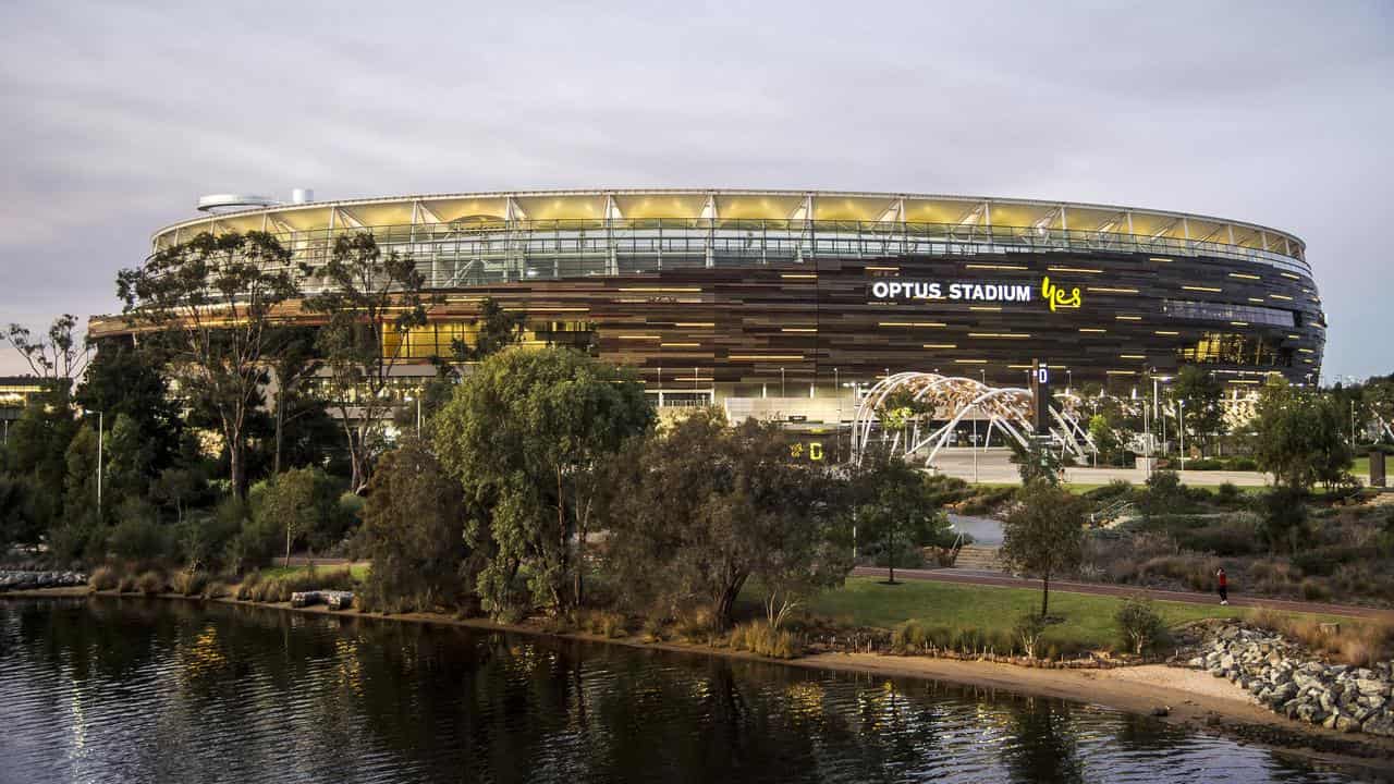 Optus Stadium in Perth