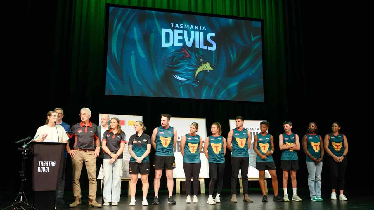 The new Tasmania Devils guernsey