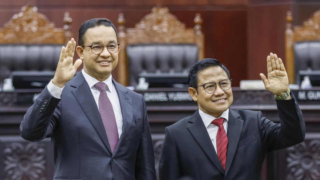 Anies Baswedan and Muhaimin Iskandar