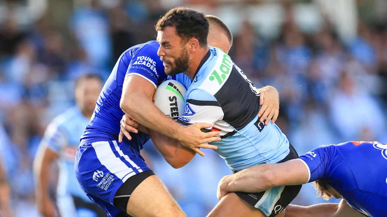 Cronulla Sharks NRL player Toby Rudolf. 