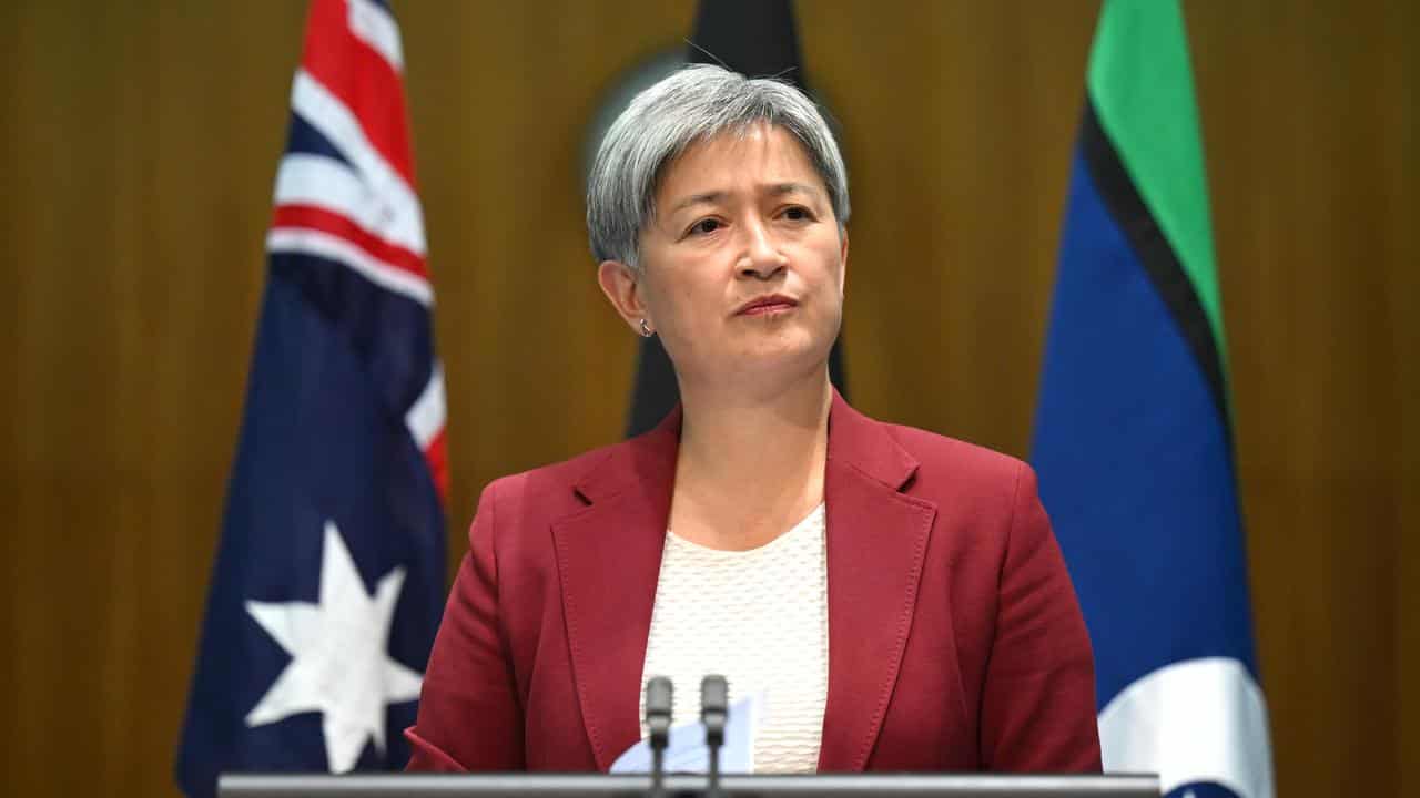 Foreign Minister Penny Wong in March.