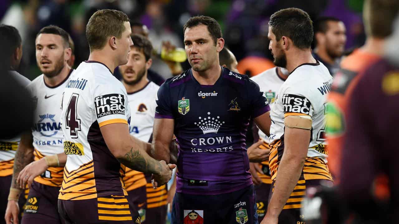 Former Storm captain Cameron Smith.