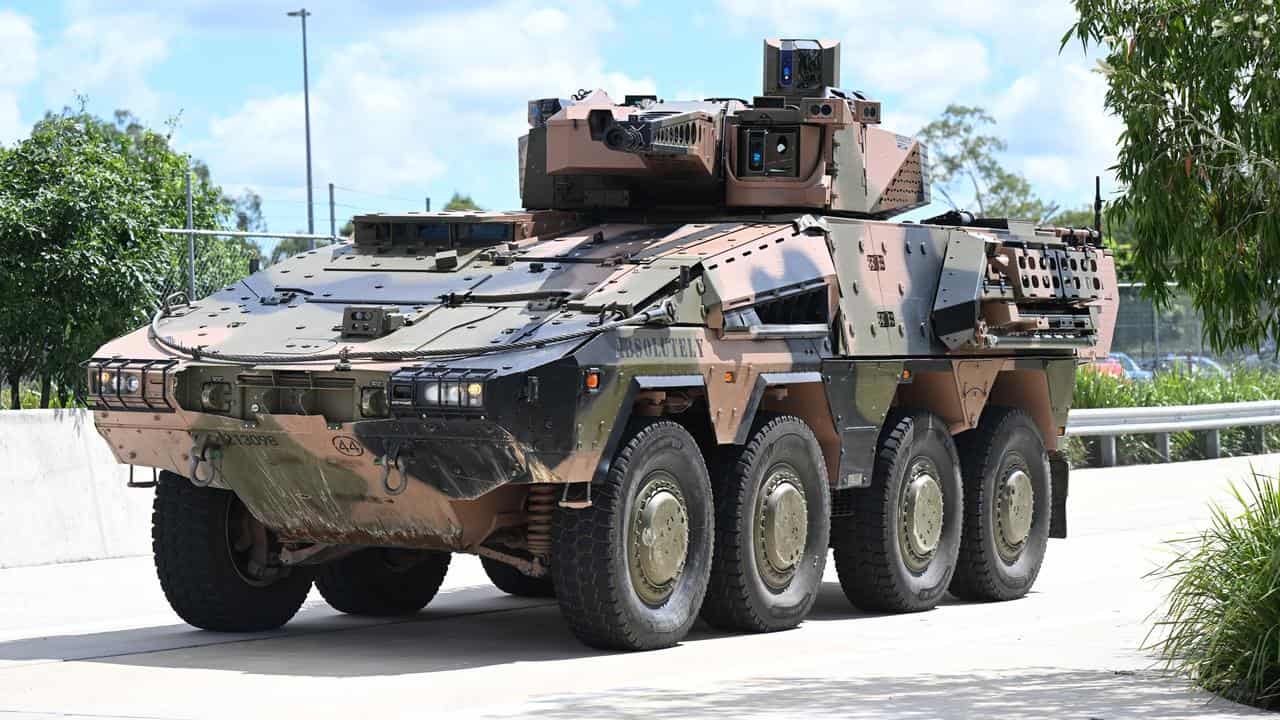 A Boxer Combat Reconnaissance Vehicle