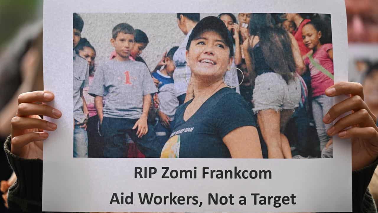 Australian aid worker Zomi Frankcom