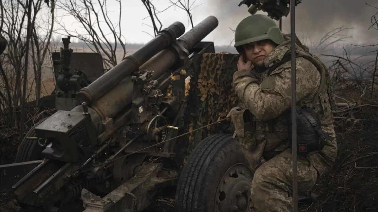 Ukrainian soldier