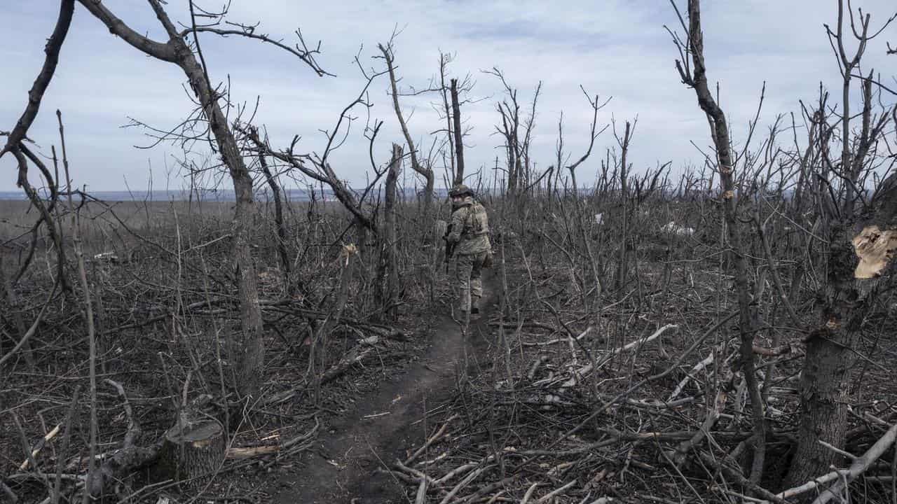 Ukrainian soldier