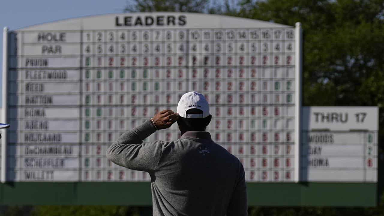 Woods leaderboard