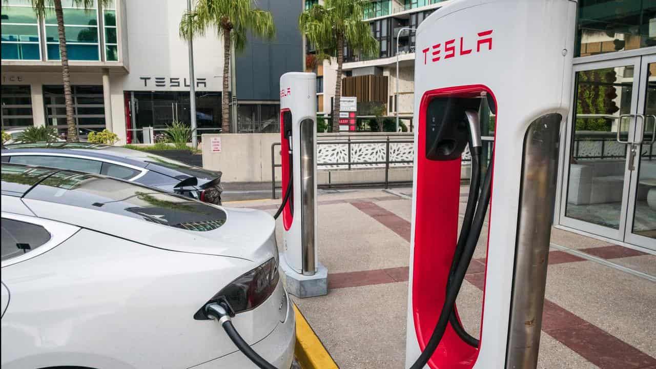 Tesla EV recharging