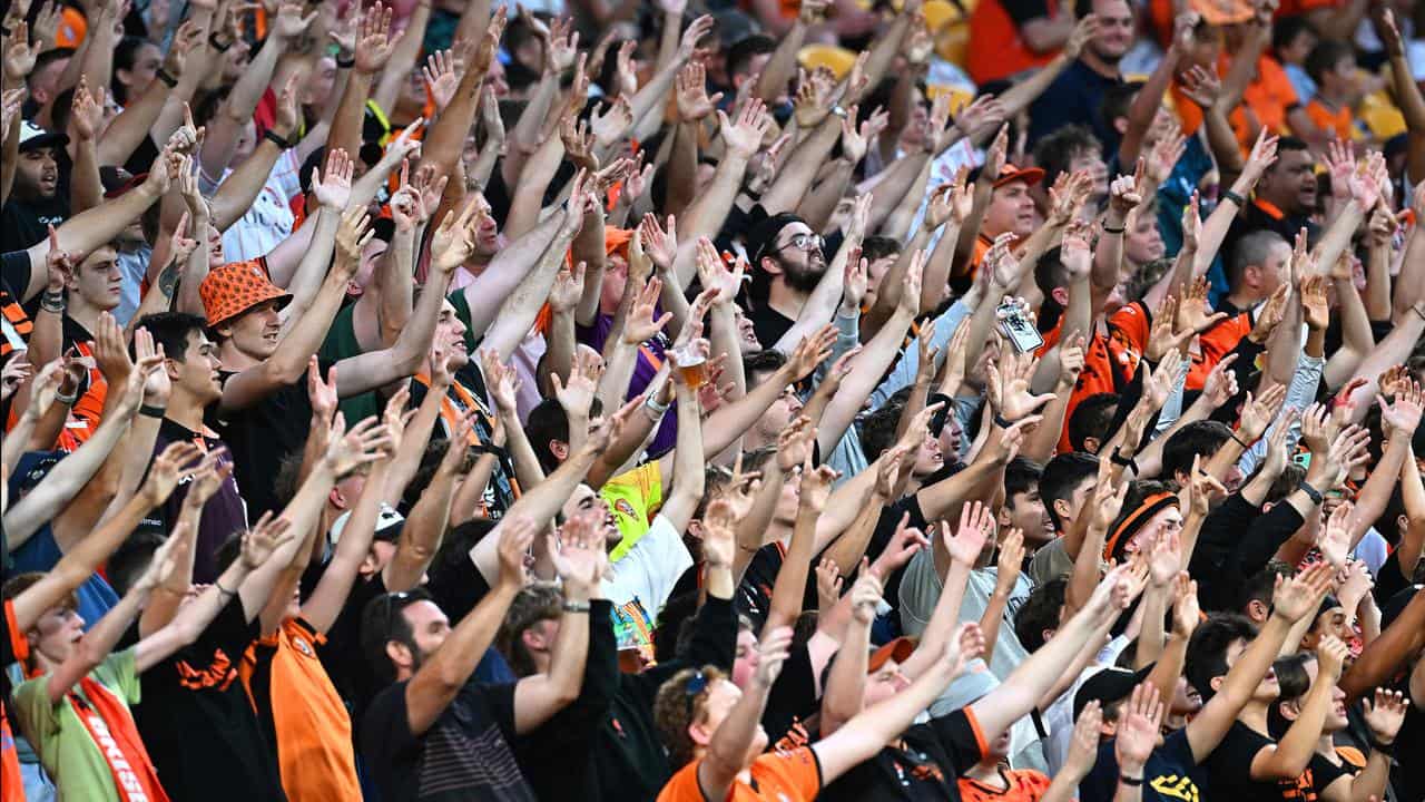 Brisbane Roar fans. 