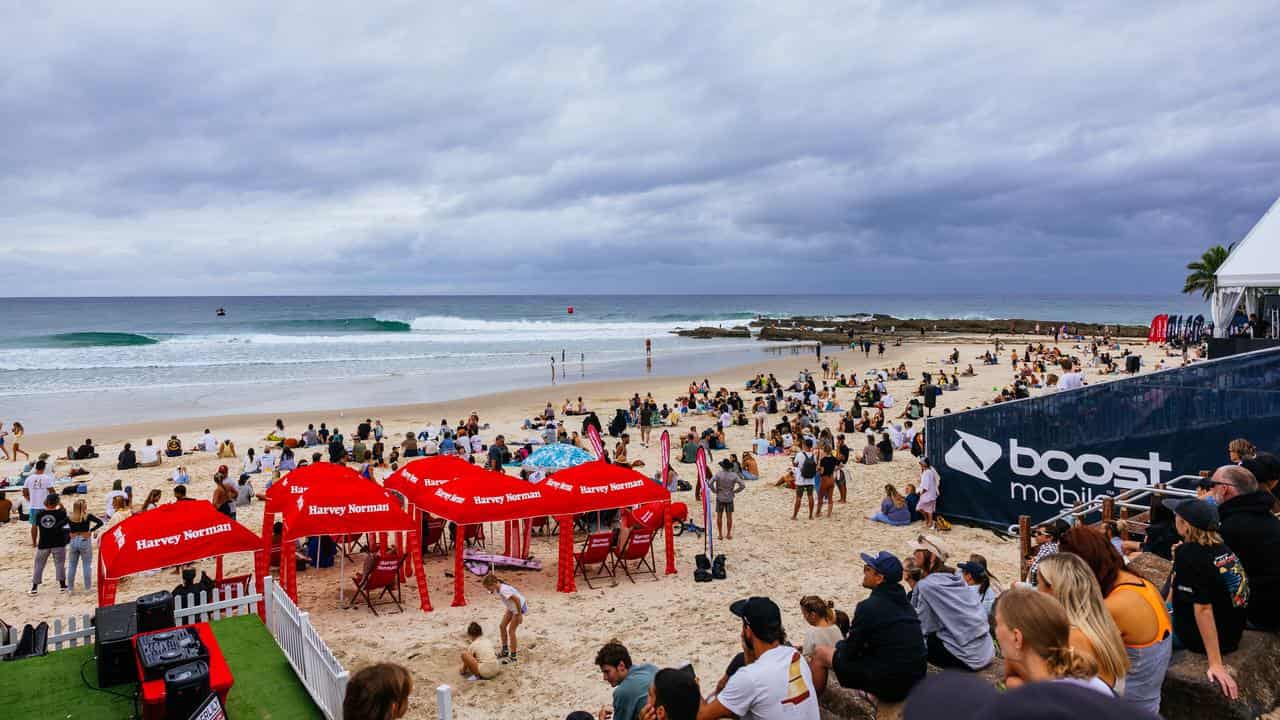 Snapper Rocks ready for the Gold Coast Pro.