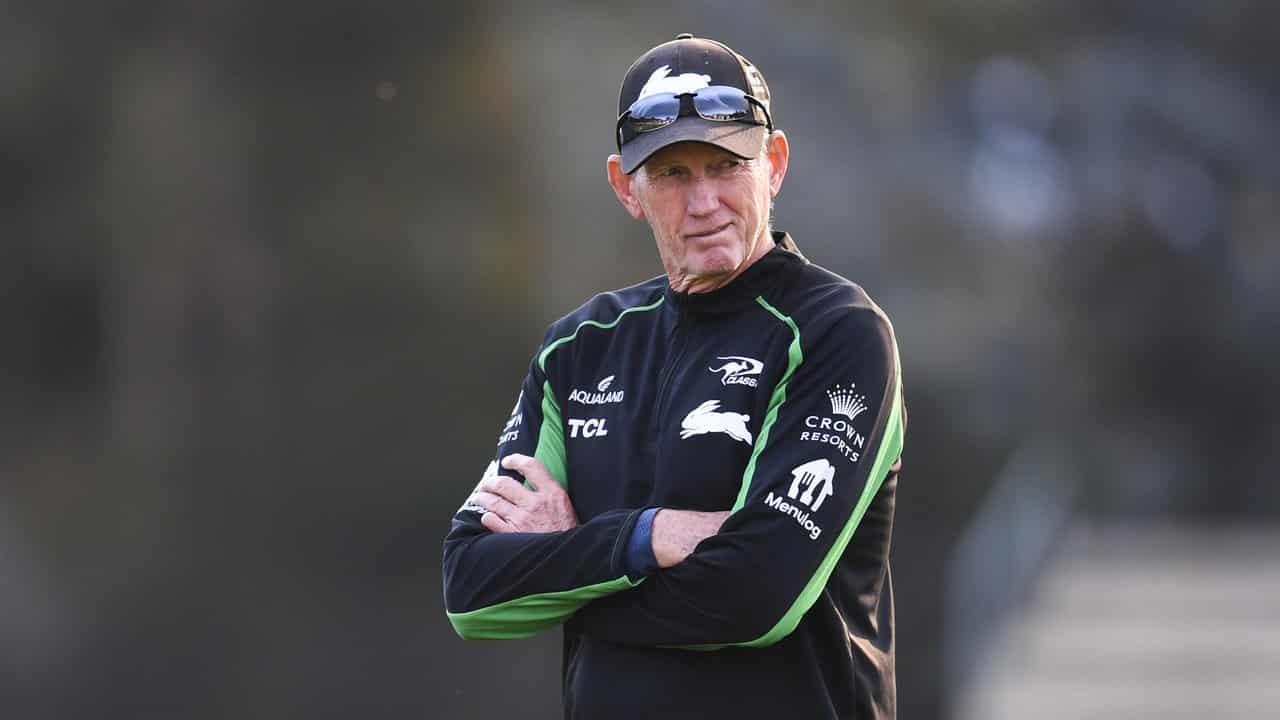 Wayne Bennett during his time as South Sydney coach.