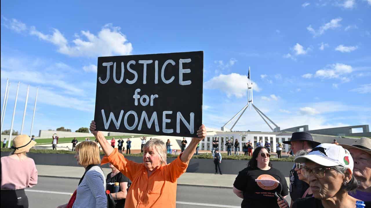 Violence against women rally Canberra