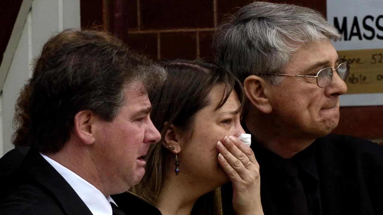 Robert Farquharson  (left) and Cindy Gambino (centre)