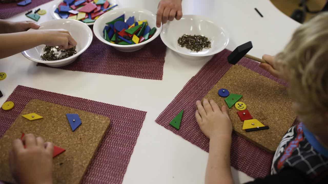 Children at early learning centre (file image)