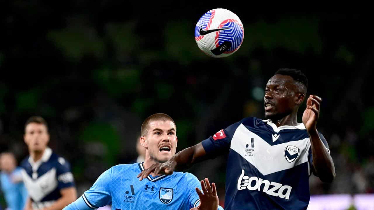 Adama Traore in action against Sydney FC.