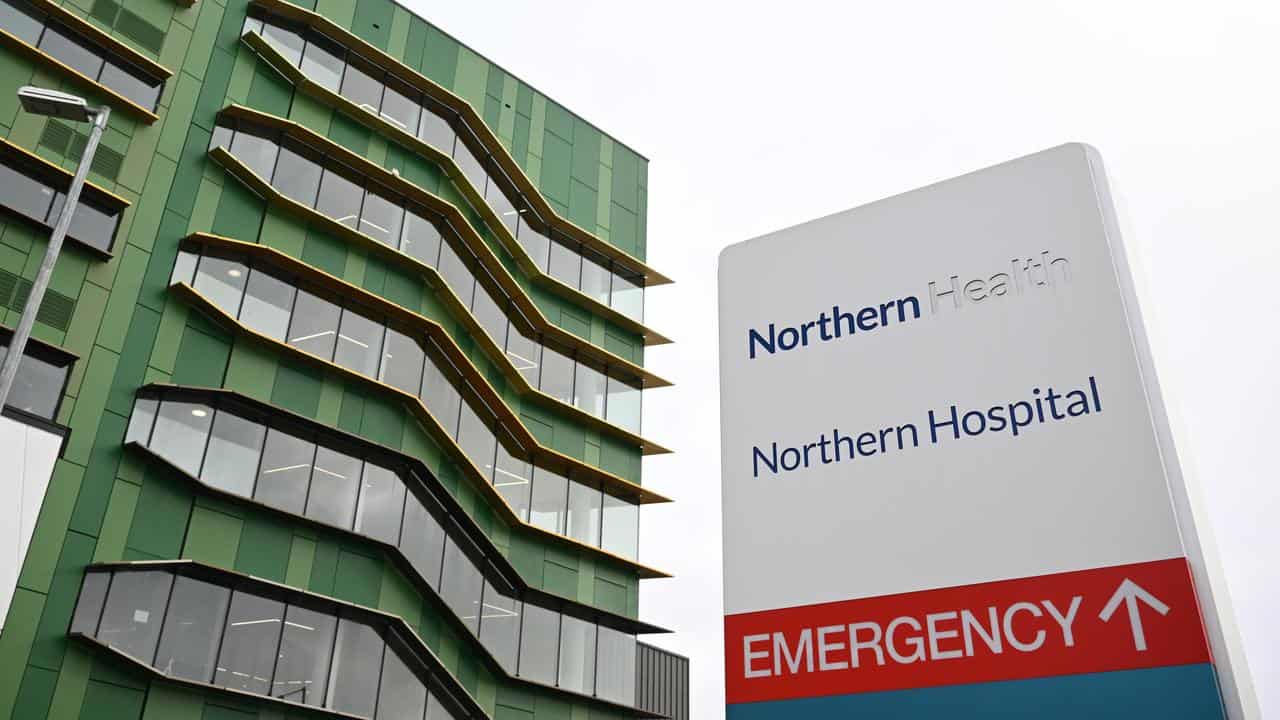 Signage at the Northern Hospital in Melbourne