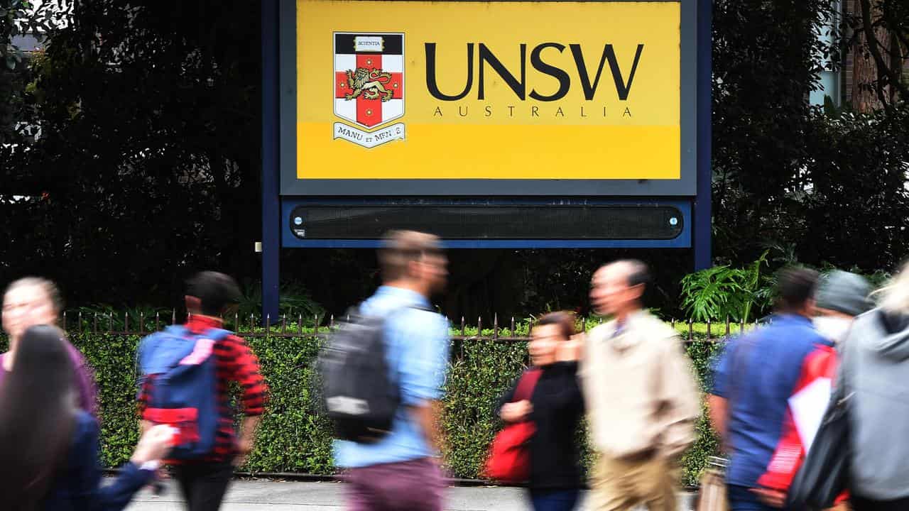 Students enter the University of New South Wales