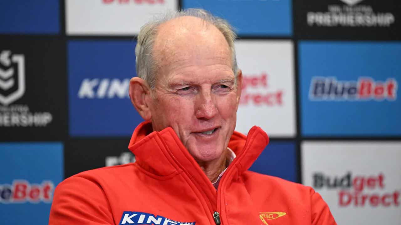 Dolphins coach Wayne Bennett.