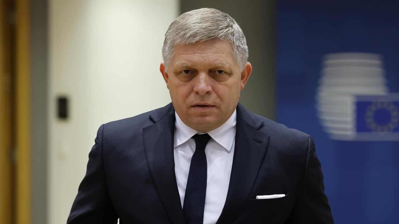 Slovakia's Prime Minister Robert Fico