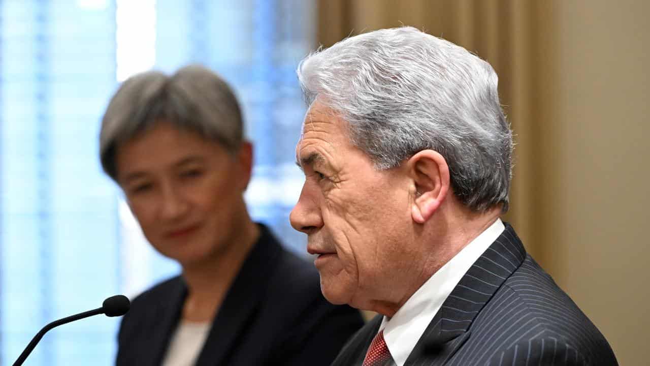 Penny Wong and Winston Peters