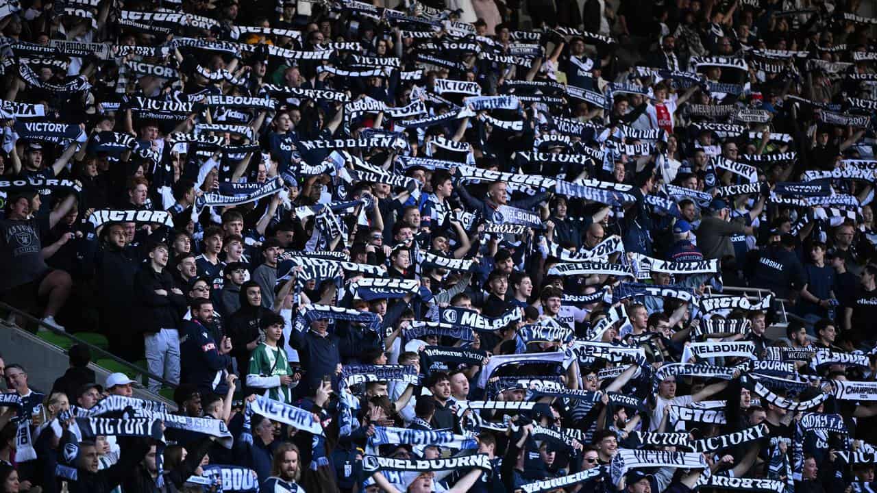 Melbourne Victory supporters.