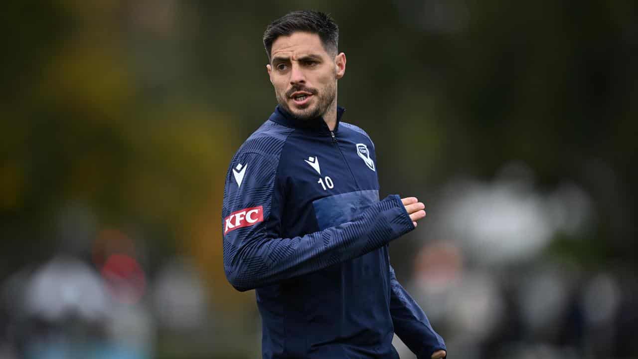 Melbourne Victory striker Bruno Fornaroli.