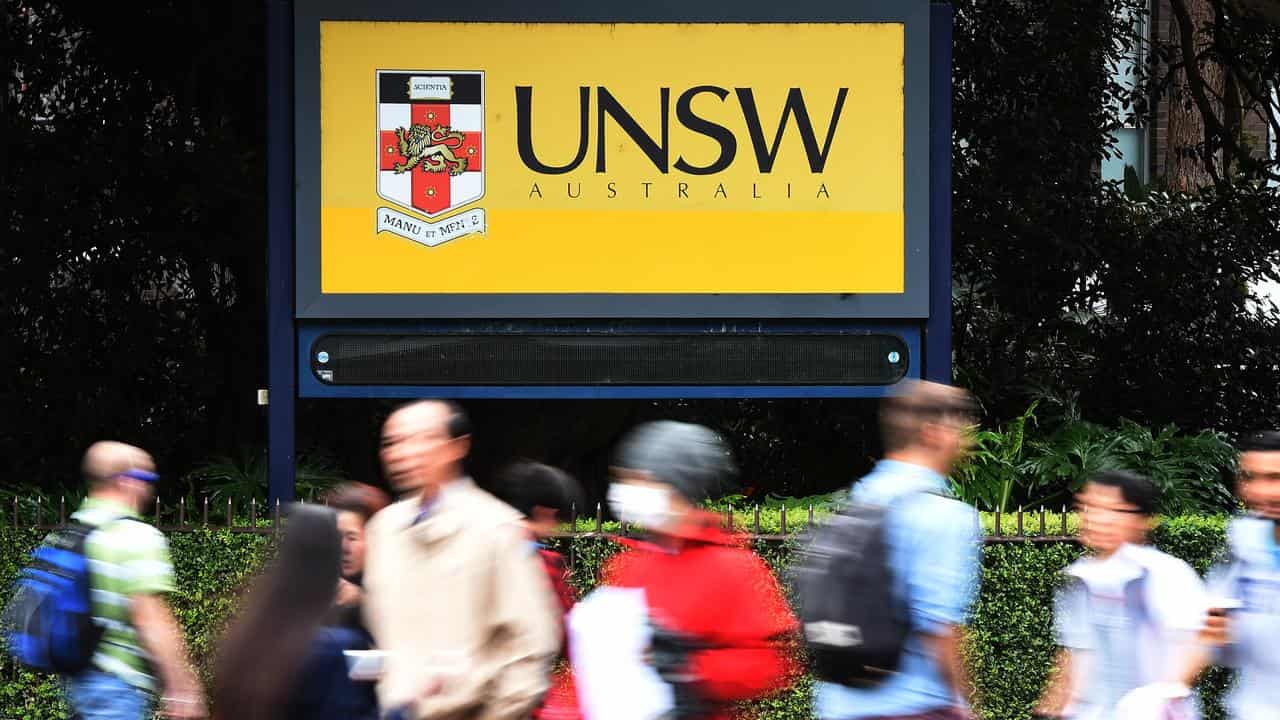 Students enter the University of New South Wales