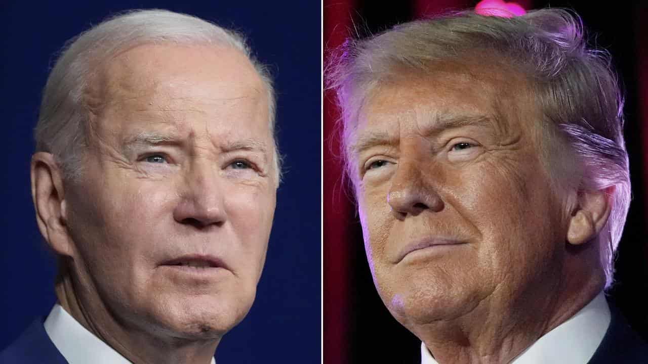 Joe Biden and Donald Trump