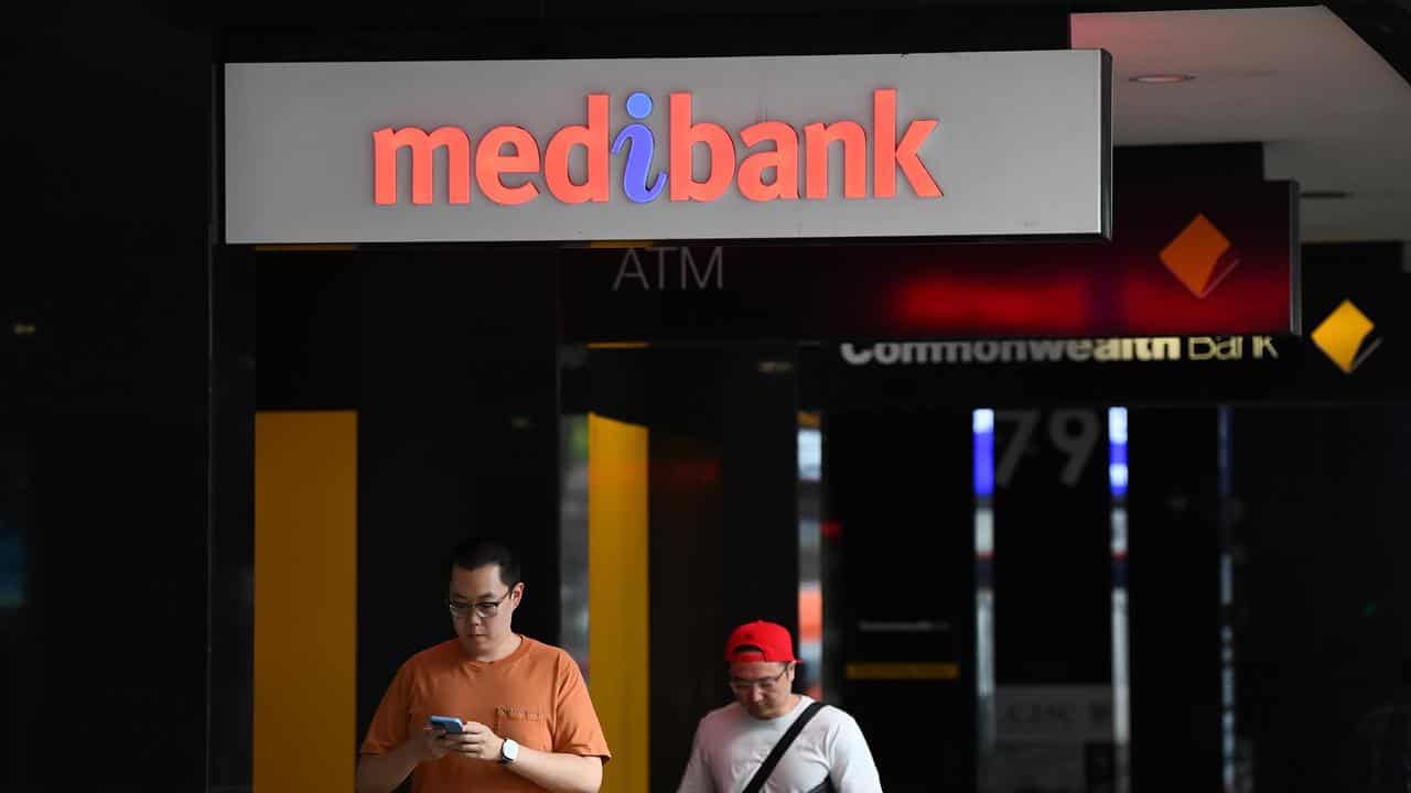 Medibank signage in Brisbane,