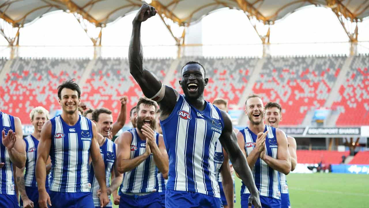 Majak Daw of North Melbourne. 