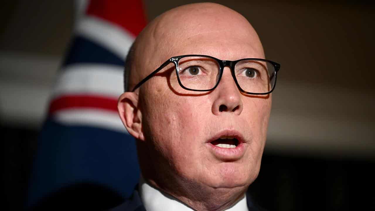 Opposition Leader Peter Dutton (file image)