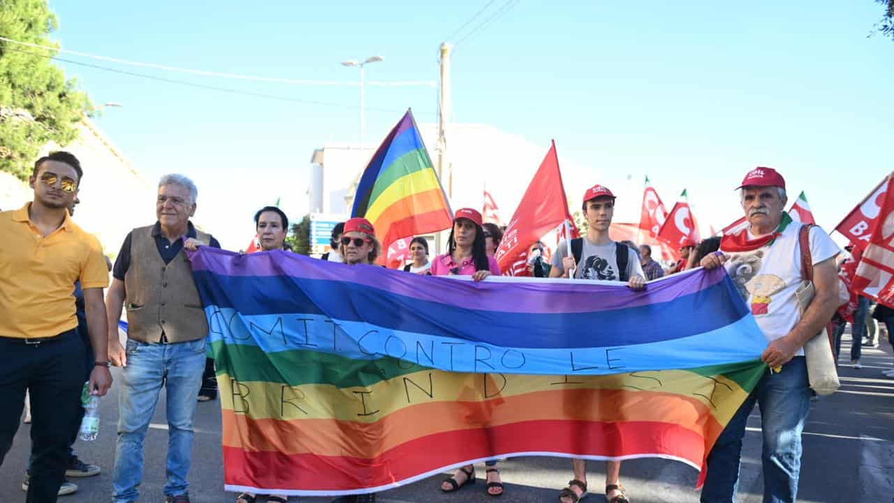 Protest in Fasano against G7 summit