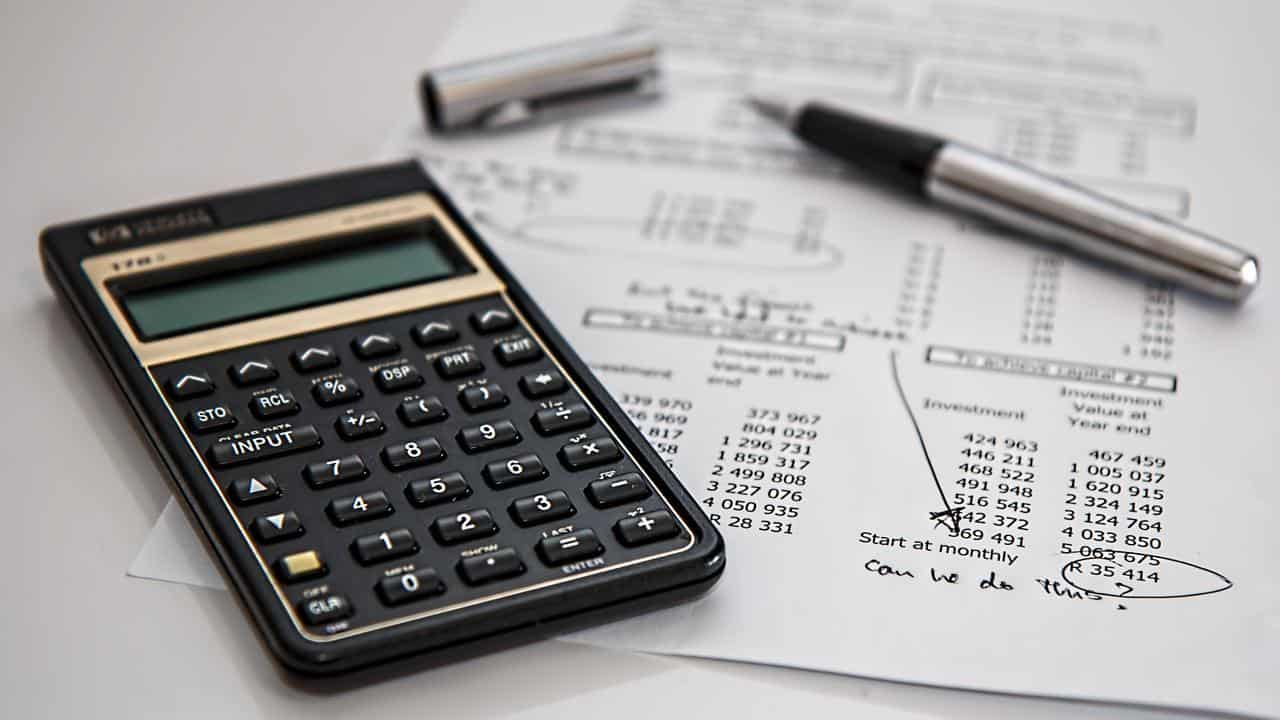 Financial statement page (file)