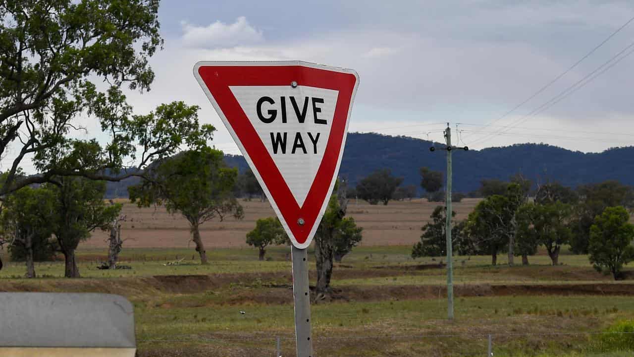 A give way sign (file image)