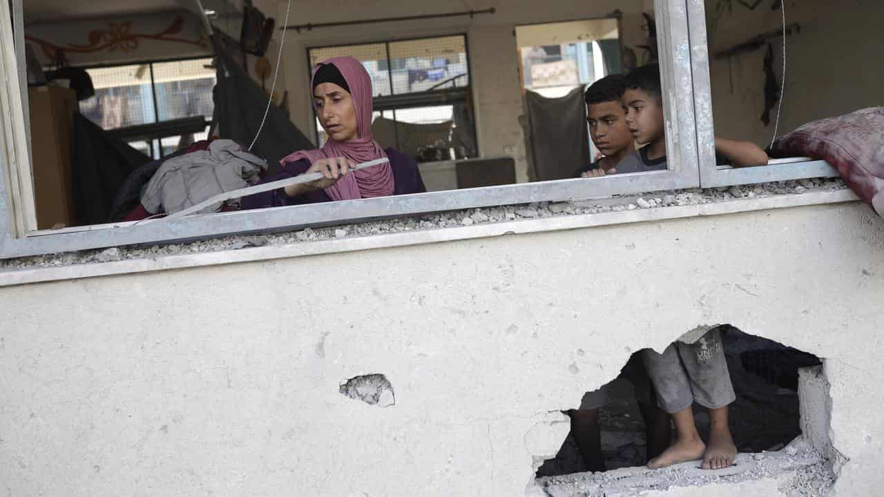 A Palestinian family