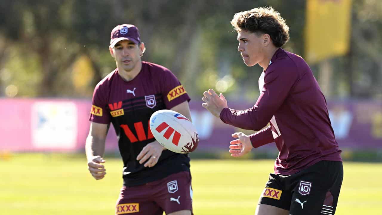 Billy Slater and Reece Walsh.