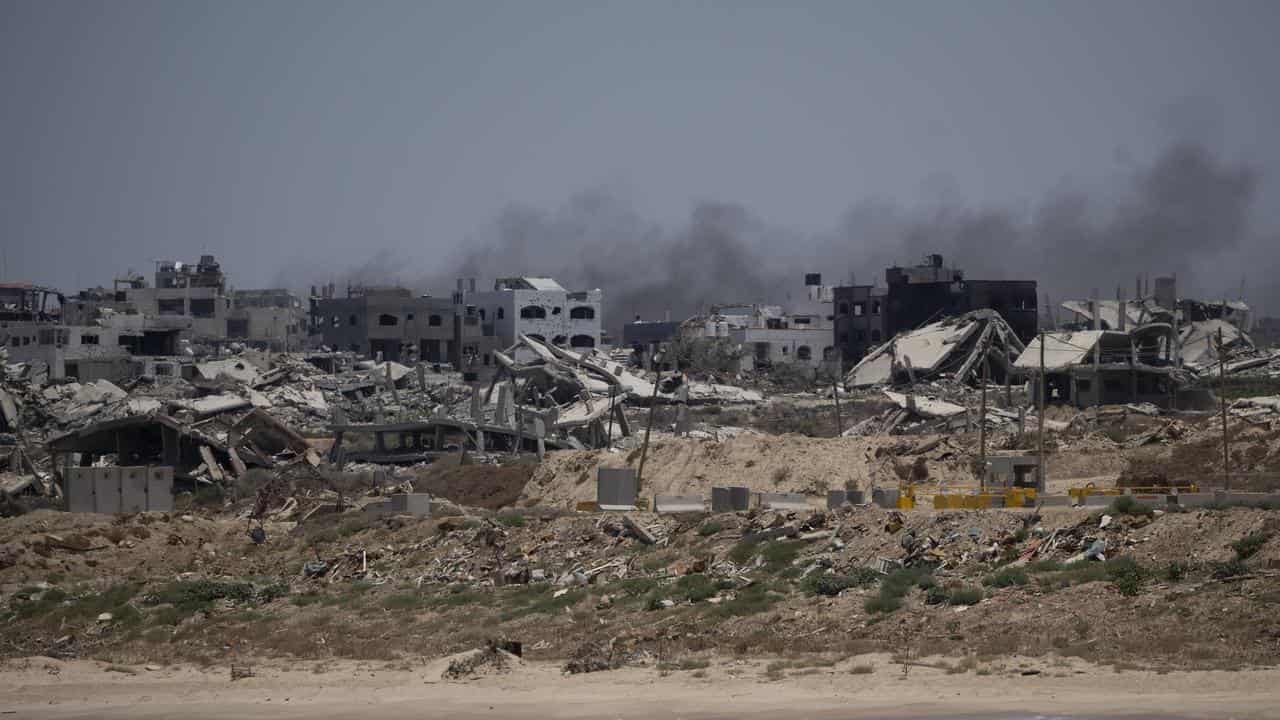 Israel Palestinians Gaza Pier