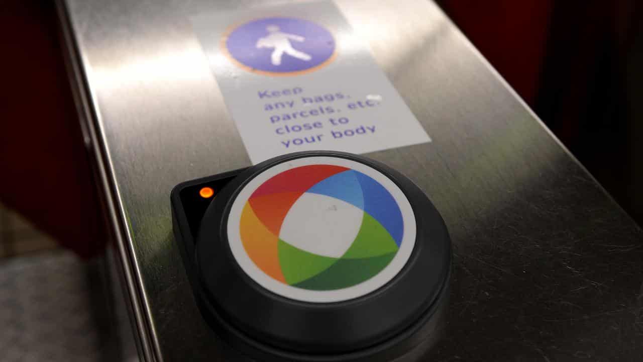 An Opal card reader (file image)