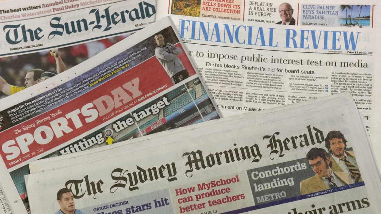 Nine newspapers