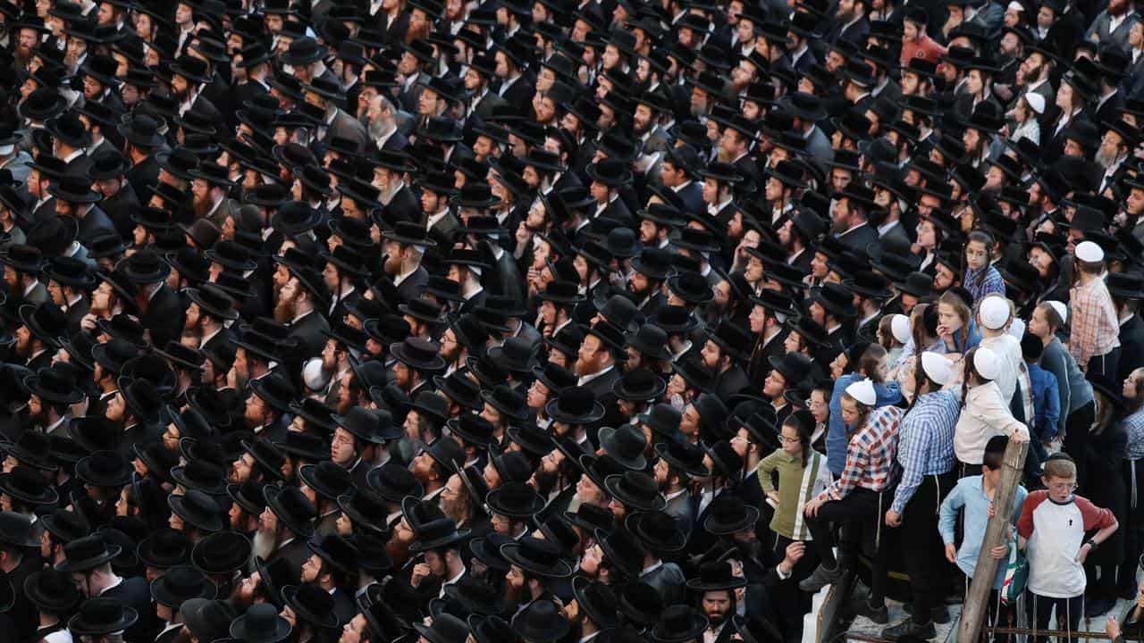 Protesters in Ultra-Orthodox