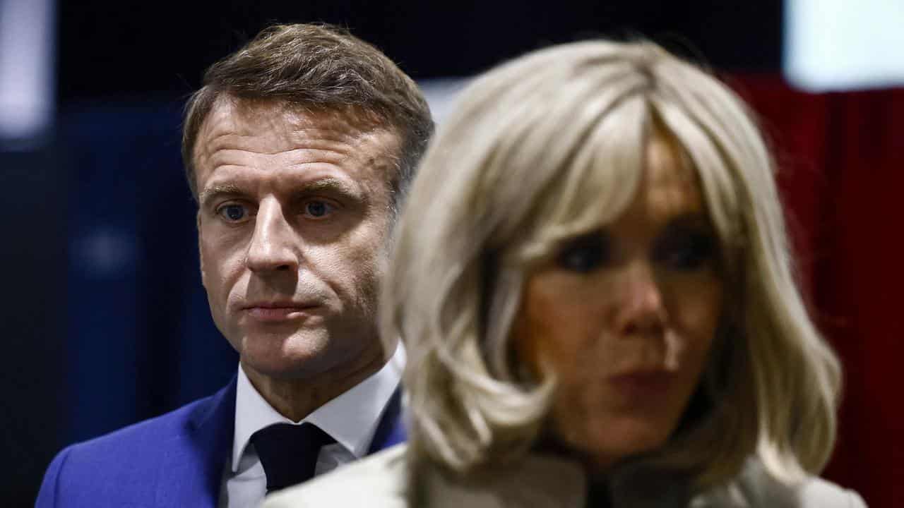 Emmanuel and Brigitte Macron