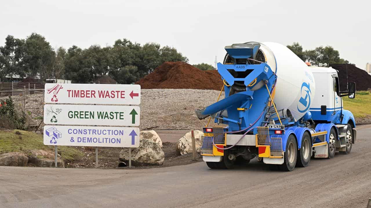 A sign at the Cooper Street Recycling Precinct