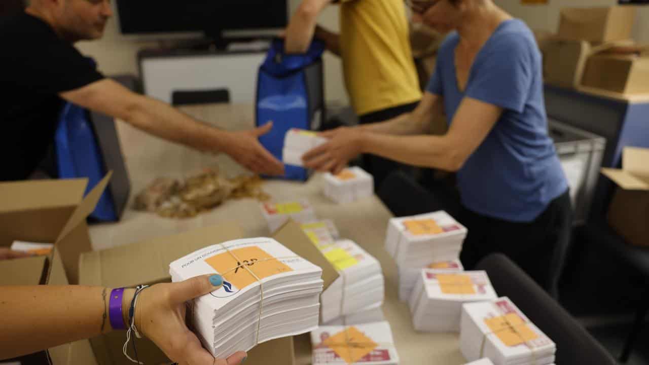 French ballot papers