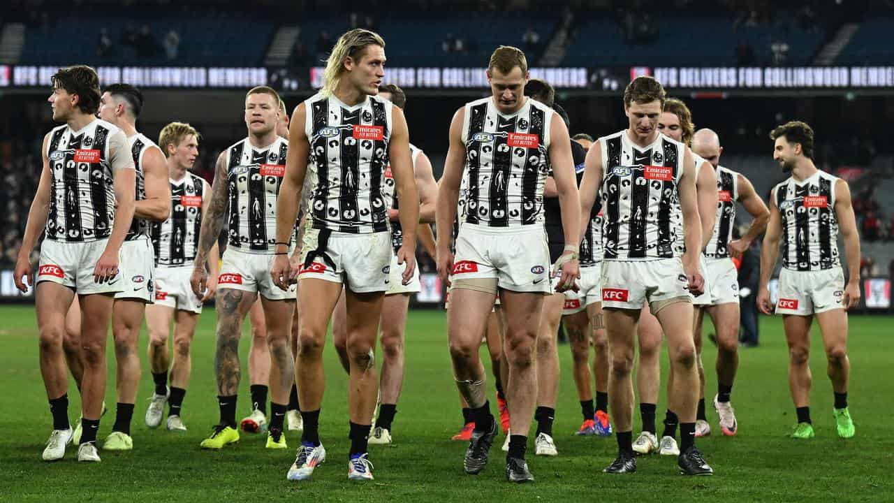 Collingwood players 