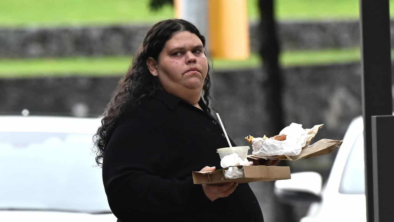 Jamie Lee Brown outside the Brisbane Supreme Court