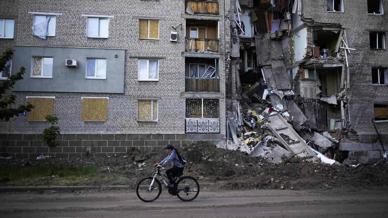 Inna Malynochka survived Russian bombing of her hometown in Ukraine.