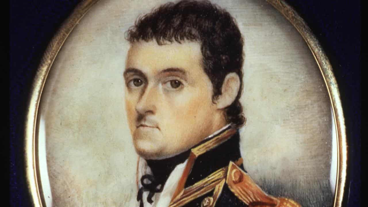 The remains of Matthew Flinders are being reintered in England.