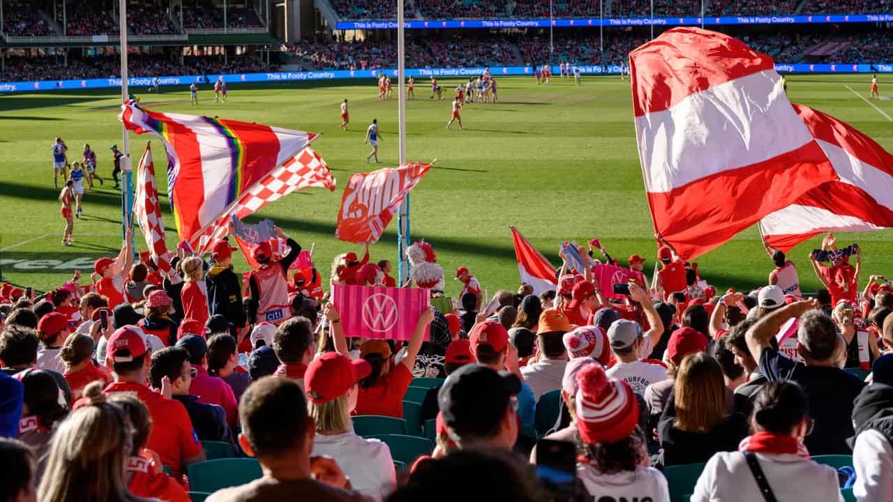 Swans supporters.