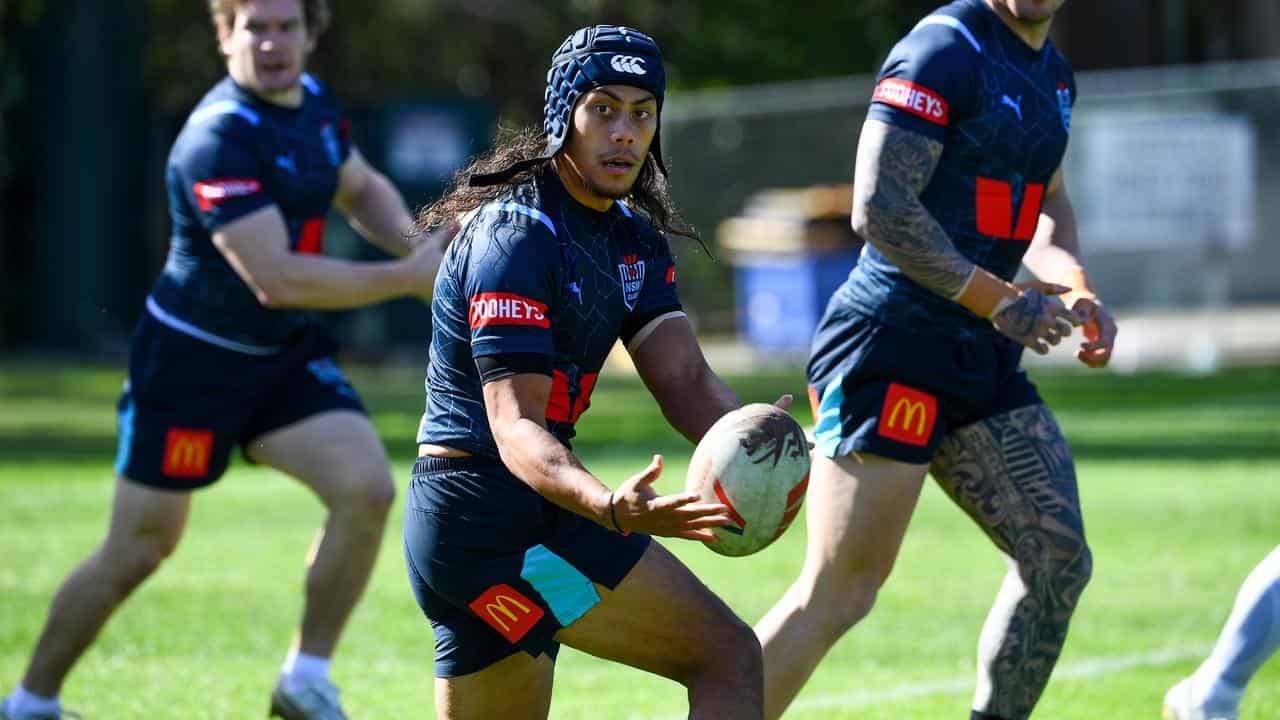 Jarome Luai (centre).